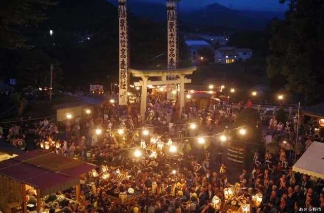 正一位岩走神社例大祭