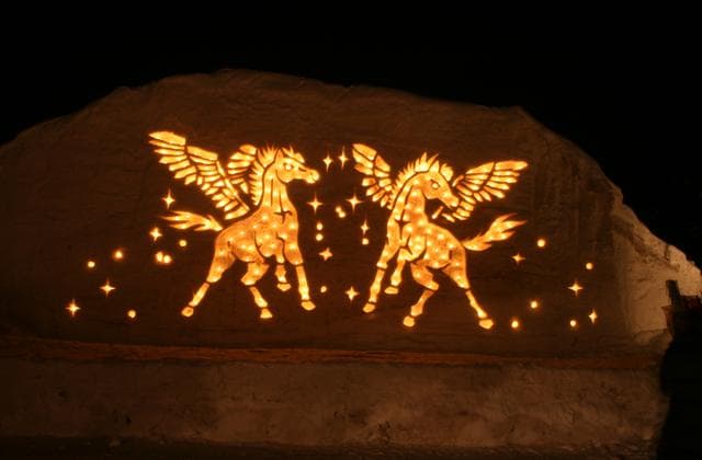 雪あかりinにしわが